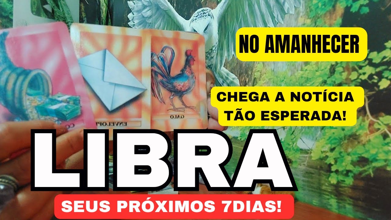 LIBRA♎️VOCÊ ACORDARÁ COM A MELHOR NOTÍCIA NOS PRÓXIMOS 7DIAS! #tarotreader #libra