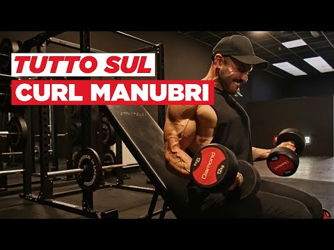 Curl bicipiti con bilanciere