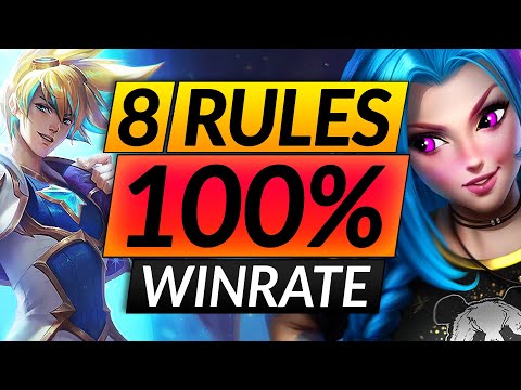 8 PROVEN Rules for 100% WINRATE in RANKED - Challenger Reveals SECRET Tips - LoL Guide