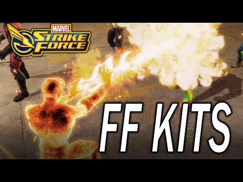 Fantastic Four Kits & Gameplay - Namor - MARVEL Strike Force - MSF