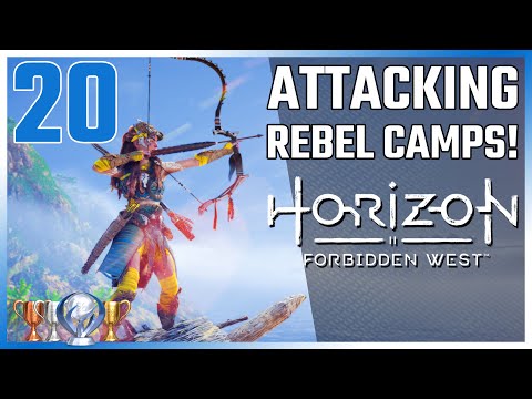 Attacking Rebel Camps & Road To Plat - Horizon Forbidden West Part 20 (PS5)