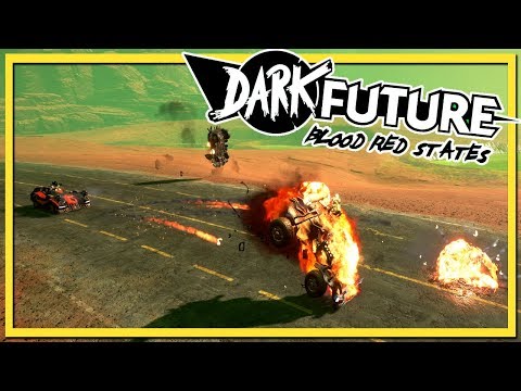 Post Apocalypse Mad Max Derby | Dark Future: Blood Red States Gameplay Video