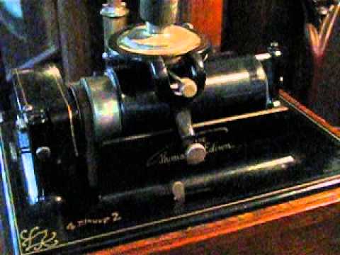 Edison Blue Ambrol cylinder #4555 "Memories of the South"