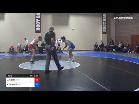 86 Kg Cons 16 1 Jared Florell Boilermaker RTC Vs Kaden Russell Blue Blood Wrestling Club