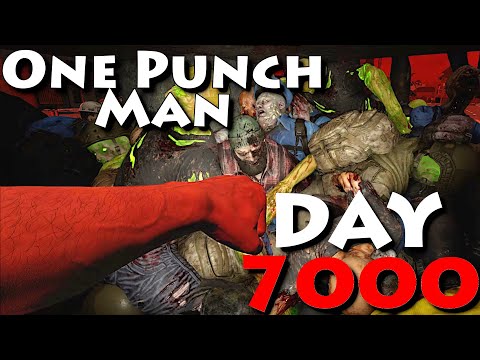 One Punch Man vs Day 7000 Horde Night in the Wasteland!