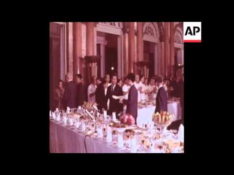 SYND 13/10/1971 SOVIET PRESIDENT NIKOLAI PODGORNY VISITS NORTH VIETNAM