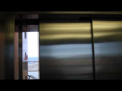 Main Scenic Kone Monospace Traction Elevators at Parking Structure 7, Columbia, MO