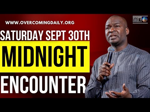 [SATURDAY SEPT 30TH] MIDNIGHT SUPERNATURAL ENCOUNTER WITH THE WORD OF GOD | APOSTLE JOSHUA SELMAN
