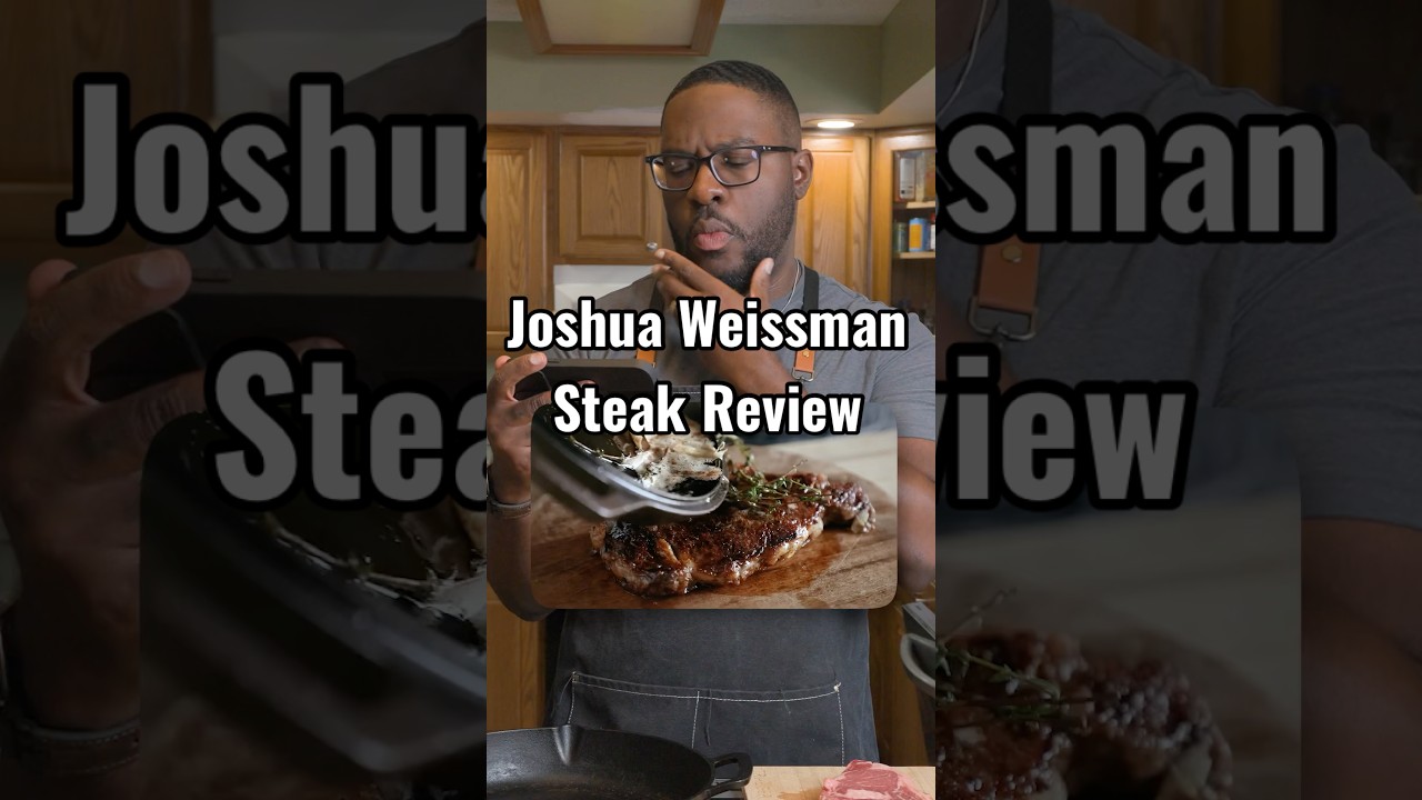 Joshua Weissman’s Steak beat Guga’s steak?!  #food #cooking #shorts