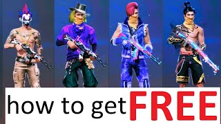 How To Get FREE Clothes|FREE FIRE