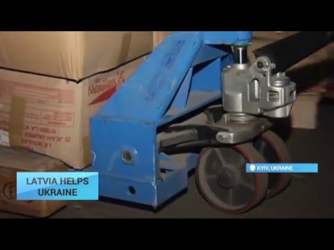 Latvia Helps Ukraine: Country's ambassador was on-hand to deliver supplies to volunteers
