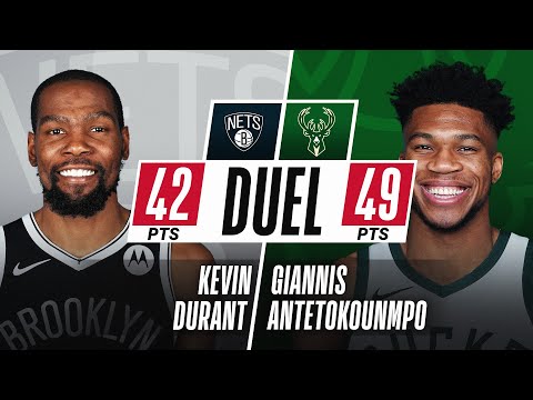 Giannis (49 PTS) & KD (42 PTS) DUEL in the Bucks Win! ?