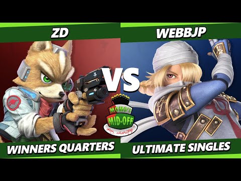 Momo's Mid-Off - ZD (Fox) Vs. WebbJP (Sheik) SSBU Ultimate Tournament
