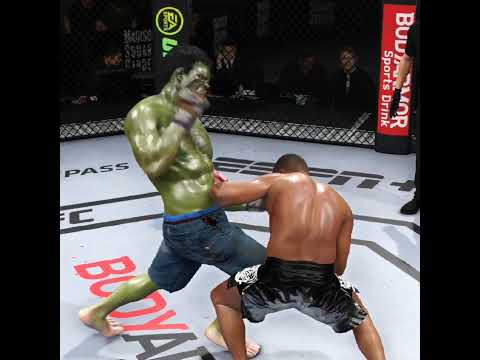 Mike Tyson vs. Incredible Hulk 💚 Crazy KO 👊🤪 #Shorts