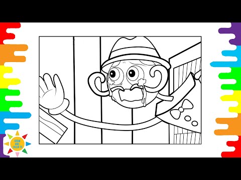 Poppy Playtime Coloring | Daddy Long Legs Coloring Page | Cartoon - Why We Lose