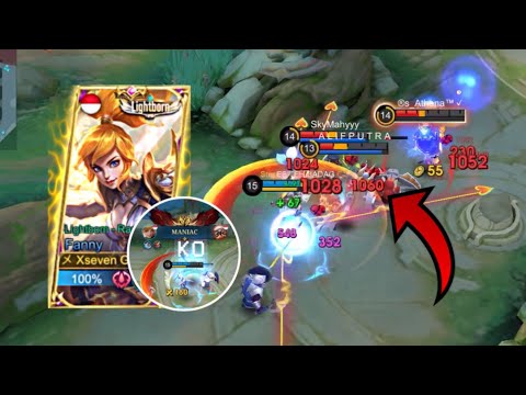 MANIAC!! SETELAH JARANG MAIN FANNY AKHIRNYA KEMBALI!! MLBB