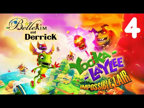 Yooka-Laylee and the Impossible Lair co-op - Part 4: Belle & Derrick (Icey What You Did There)