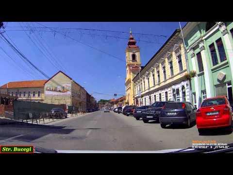 Driving in Lugoj (Romania): Str. Caransebeşului - Str. Timişorii. (Timelapse 2x).
