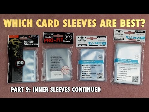 MTG - Card Sleeves 9 - Inner Perfect Fits: Ultra Pro, BCW, Ultimate Guard for Magic The Gathering Video