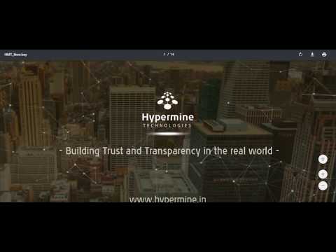 Hypermine | Hypersign - The Blockchain SingleSignOn Solution
