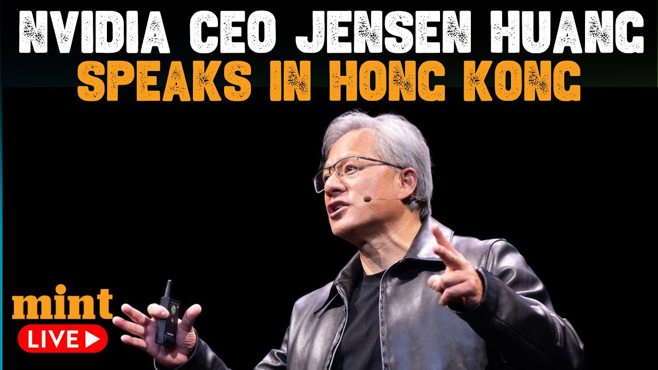NVIDIA CEO Jensen Huang LIVE Speech In Hong Kong Amid Global Semiconductor Trade Tensions | WATCH