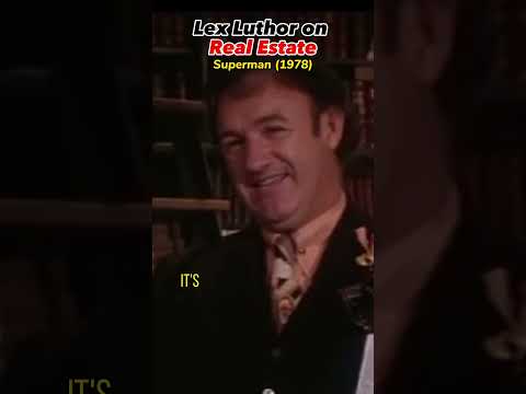 Supervillains know the power of land. #realestate #superman #dc #lexluthor #villain #georgism #1978
