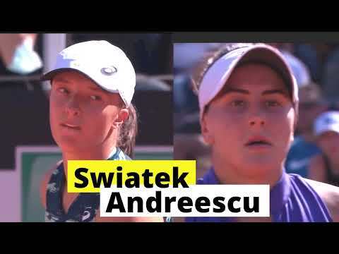 Final Set of 'HUMILIATION' from Iga Swiatek to Bianca Andreescu in tennis match once upon a time