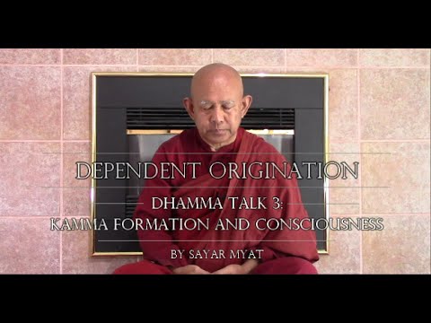 Dependent Origination Dhamma Talk 3: Kamma Formation and Consciousness