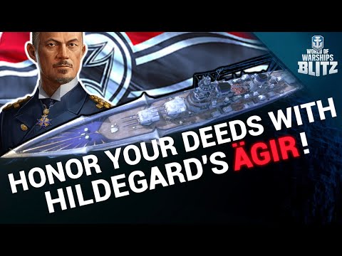 World of Warships Blitz: Tier 9 German Cruiser Ägir Gameplay