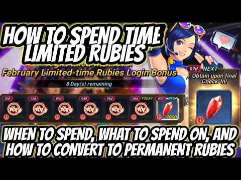 Limited Time Rubies: Tips on How to Spend Them, and How to Convert (Some) Into Permanent Rubies