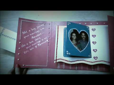 Paper heart Handmade Greeting Card, Size: 13*15 Inch