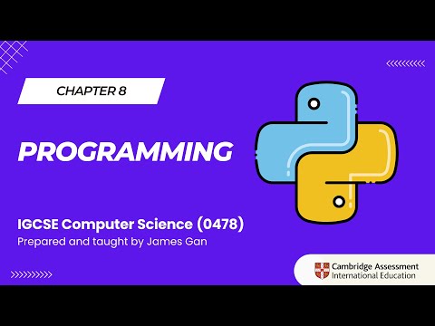 IGCSE Computer Science (2026-2028): C8 - Programming (Live Coding + Free Code file)
