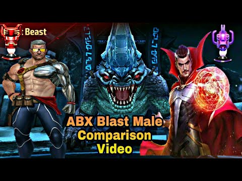 Abx blast male| Cable vs Doctor strange Comparison - marvel future fight
