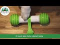 Doggy Village Rolling Bone Mobilus, riedantis, interaktyvus kaulinis žaislas vidutiniams ir dideliems šunims