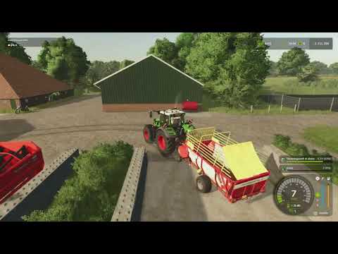 PICKING UP GRASS AND MAKING SILAGE! | FARMING SIMULATOR 25 |TIMELAPSE | EPISODE 5