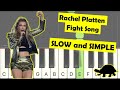 fight song piano tutorial easy slow right hand