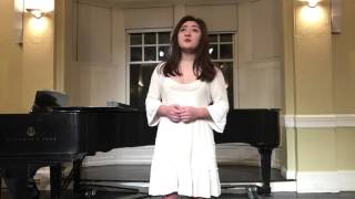 Sydney Penny - New England NATS Regional Auditon video