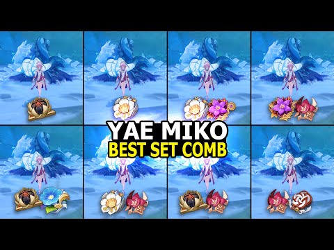 BEST Artifacts for YAE MIKO - Combined Artifacts Comparison Guide | Genshin Impact