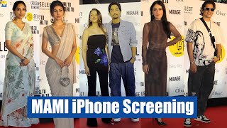 Newly Engaged Aditi-Siddharth, Vijay, Mouni Roy, Kiran Rao, Sobhita, Radhika | MAMI iPhone Screening