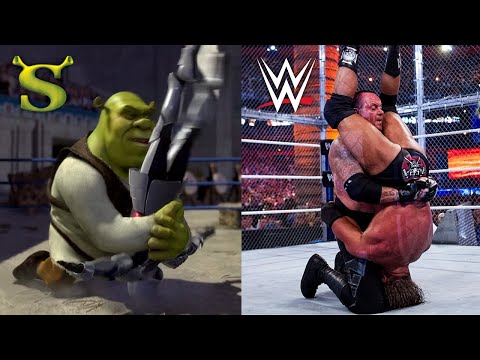 Shrek VS WWE