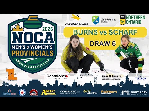 FEATURE: Krista Scharf vs. Krysta Burns - Draw 8 - Northern Ontario Women's Curling Provincials [E]