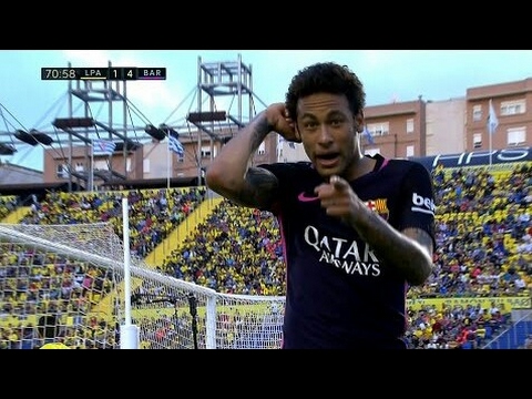Neymar vs Las Palmas (Away) 14/05/2017 HD 1080i
