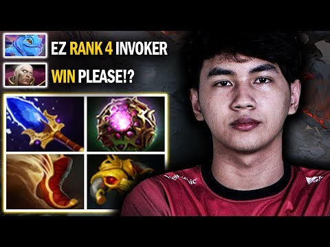 UNBELIEVABLE!! Rank 4 SEA Inyourdream Invoker Almost Got Destroyed By Pro Puck Mid | Dota 2 Invoker