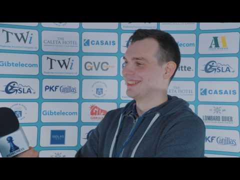 Round 7 Gibraltar Chess post-game interview with Kacper Piorun
