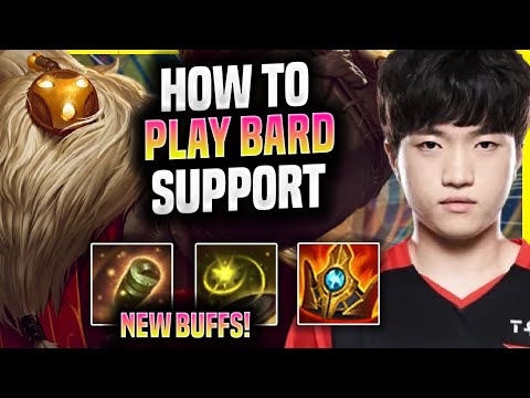 LEARN HOW TO PLAY BARD SUPPORT LIKE A PRO! - T1 Keria Plays Bard Support vs Rakan! | Season 2022