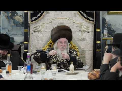 Rimanov Rebbe Shlita Tish הכרזה מבצע''בין אדם לחברו העולמי '' כ''ק האדמו''ר מרימנוב שליט''א