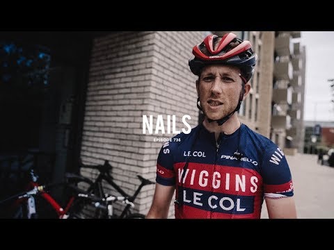 HE RACED WITH A BROKEN ARM?!