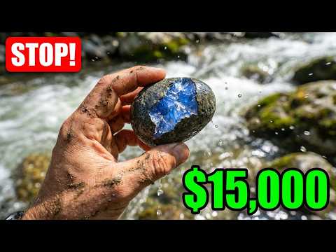 STOP! If You Find This Blue Pebble In A Creek, Do NOT Throw It Away! (Worth $15,000)