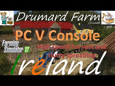 pc V console - High speed harvest and slurry spreading