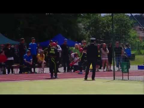 Okresní kolo Bludov 31.5.2014 - Štafeta 4x100m - SDH Sobotín (1)